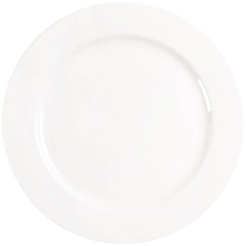 White Velvet Dinner Plate
