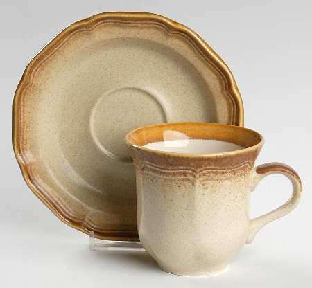 Whole Wheat Flat Cup & Saucer Set
