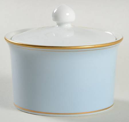 Wisteria Blue Sugar Bowl & Lid