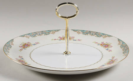 Windsor Castle Round Serving Plate with Handle (CH) HC
