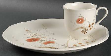 Wild Honey Snack Plate & Cup Set