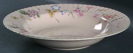 Wildflowers Large Rim Soup Bowl