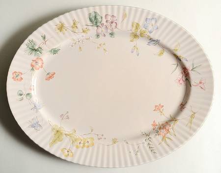 Wildflowers 14" Oval Serving Platter