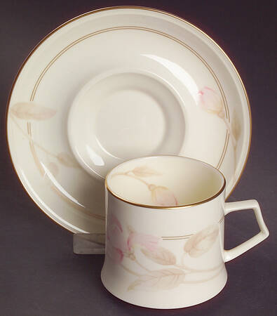 With Love Flat Demitasse Cup & Saucer Set