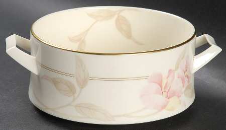With Love Flat Cream Soup Bowl
