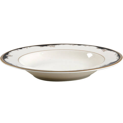 Winston Black Rim Soup Bowl