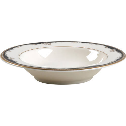 Winston Black Rim Fruit/Dessert (Sauce) Bowl