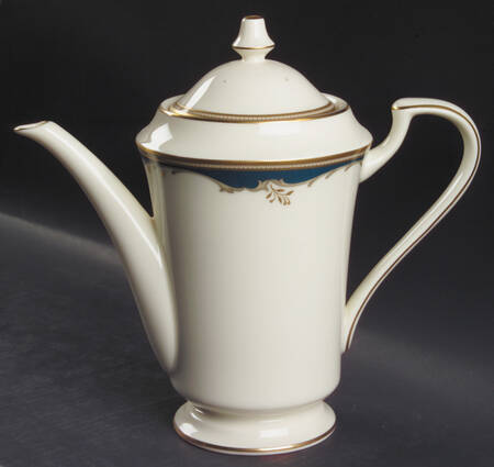 Winston Blue Coffee Pot & Lid