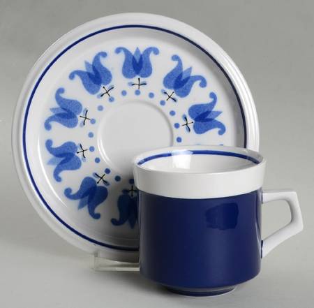 Windmill Flat Cup & Saucer Set