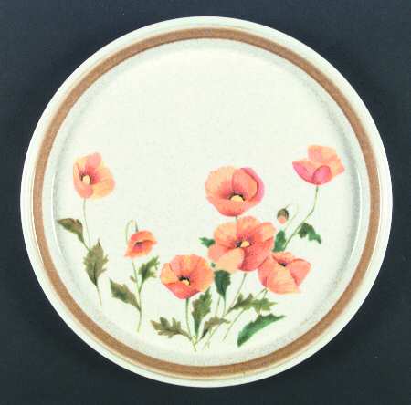Wild Poppies Dinner Plate