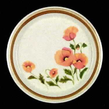 Wild Poppies Salad Plate
