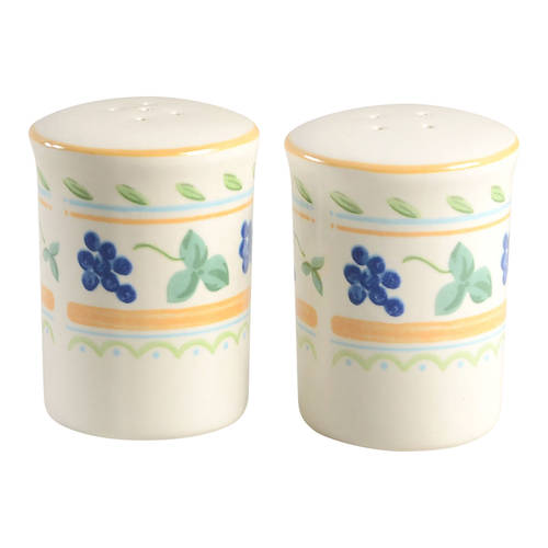 Wine & Roses Salt & Pepper Set by Mikasa