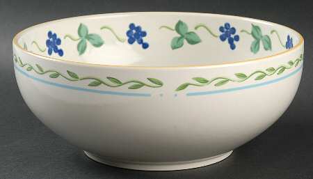 Wine & Roses 8" Round Vegetable Bowl