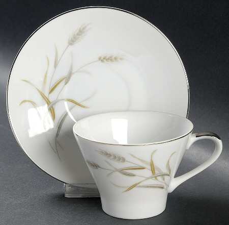 Wild Wheat Flat Cup & Saucer Set