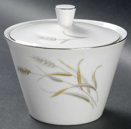 Wild Wheat Sugar Bowl & Lid