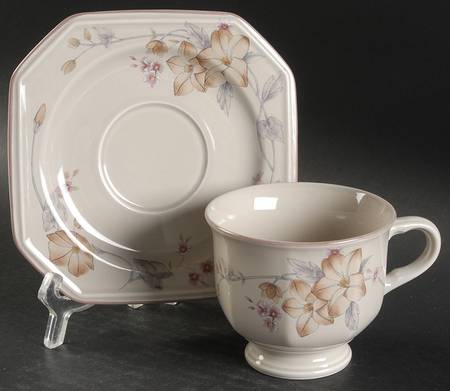 Woodland Footed Cup & Saucer Set