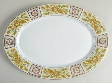 Woodmere (5880) 14" Oval Serving Platter