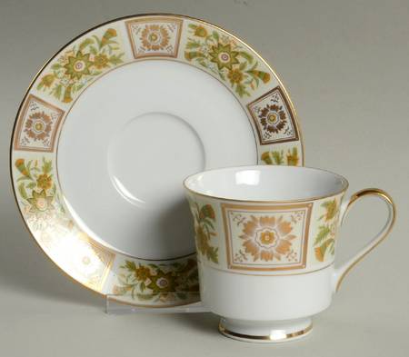 Woodmere (5880) Footed Cup & Saucer Set by Mikasa