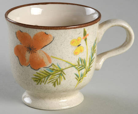 Woodland Poppy Footed Cup