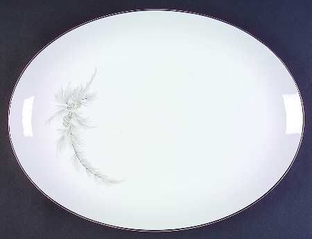 Wood Song 16" Oval Serving Platter