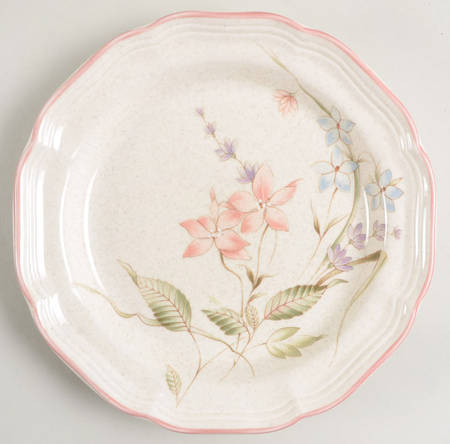 Wood Violets Salad Plate