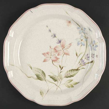 Wood Violets 12" Chop Plate (Round Platter)