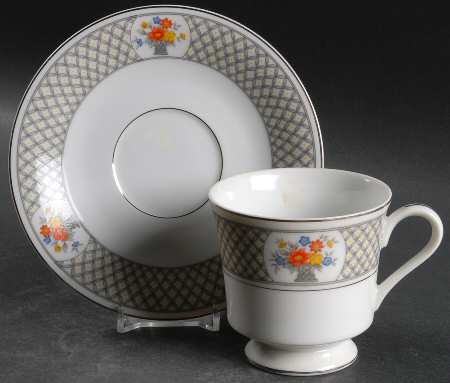 Yardley Footed Cup & Saucer Set by Mikasa
