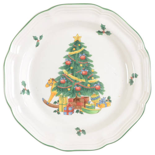 Yule Glow Salad/Dessert Plate