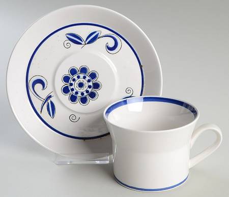 Zuider Zee Flat Cup & Saucer Set