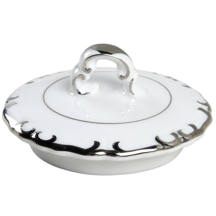 Silver Baroque Lid for Sugar Bowl