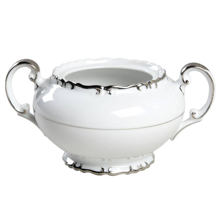Silver Baroque Sugar Bowl No Lid
