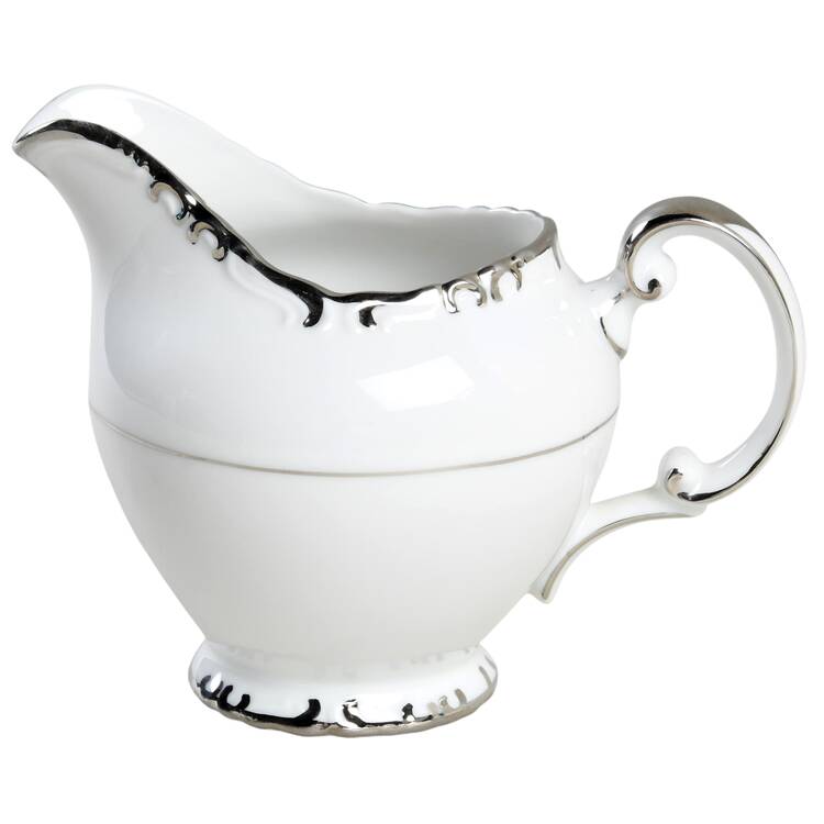Silver Baroque Creamer