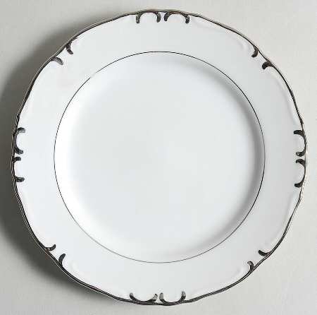 Silver Baroque Bread & Butter Plate