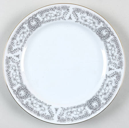 Grey Renaissance Salad Plate