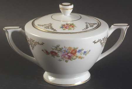 Dresden Sugar Bowl & Lid