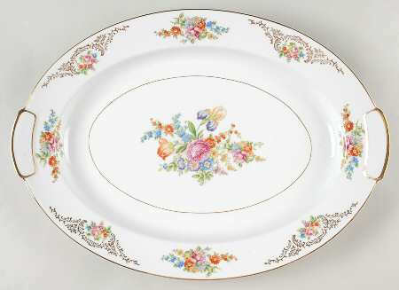 Dresden 17" Oval Serving Platter