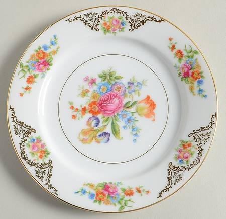 Dresden Bread & Butter Plate