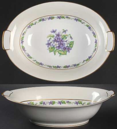 Flirtation 10" Oval Vegetable Bowl