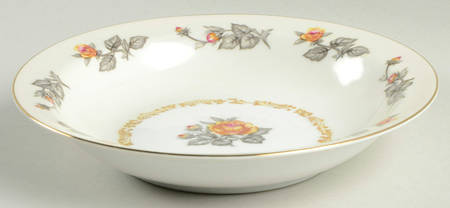 Fortune (Yellow Roses Only) Rim Soup Bowl
