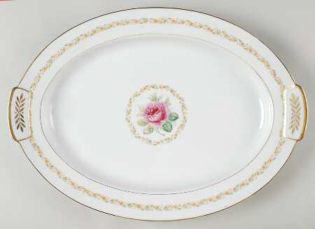 Laurel 17" Oval Serving Platter