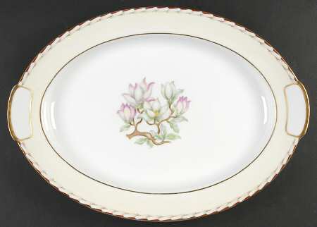 Magnolia 17" Oval Serving Platter