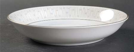 Malay Gold & Gray Coupe Soup Bowl