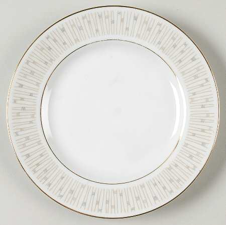 Malay Gold & Gray Bread & Butter Plate by Mikado