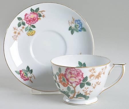 Mandalay Footed Cup & Saucer Set