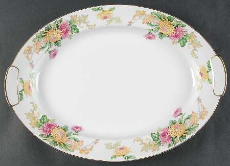 Sandra 17" Oval Serving Platter