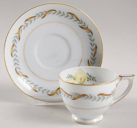 Valdivia Footed Demitasse Cup & Saucer Set