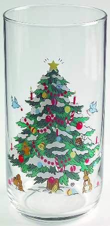 Woodland Christmas (Not Embossed) 14 Oz Glassware Tumbler
