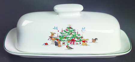Woodland Christmas (Not Embossed) 1/4 Lb Covered Butter