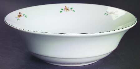 Woodland Christmas (Not Embossed) 8" Round Vegetable Bowl