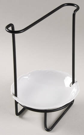 Baroque 8"-8 1/4" Salad Serving Set/Utensil Holder  HC